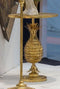 Gold Pineapple Side Table