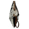 Classic Cowhide Zip Clutch Bag